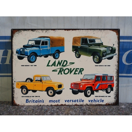 3133 - Tin sign - Land Rover 27