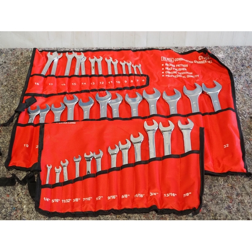 3193 - Set of spanners, 25 piece and 12 piece