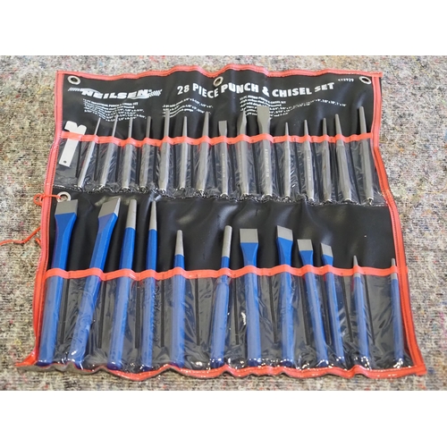 3196 - 28 Piece chisel and punch set