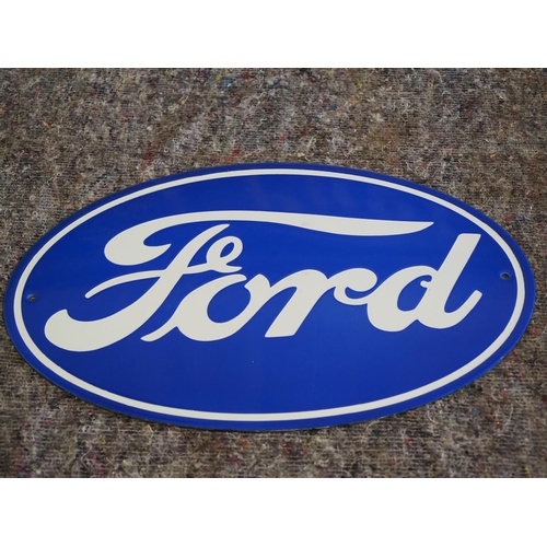 3197 - Modern enamel sign - Ford 12