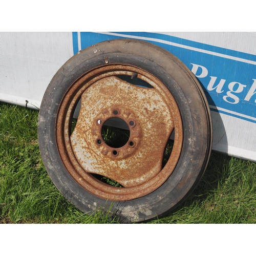 109 - Ferguson front wheel and tyre