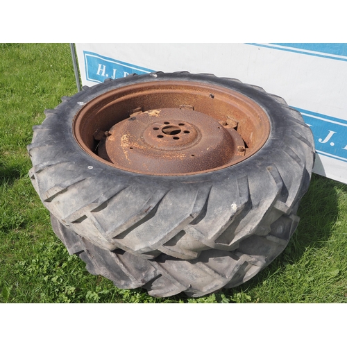 113 - Fordson major wheels and tyres 11-36 - 2