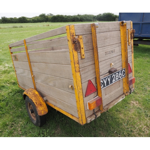 301 - Lampert car trailer, original