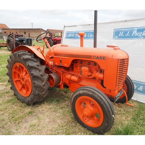 348 - Case D tractor, electric conversion. Dynamo and starter. SN 4400808. Reg 227 UXE. V5c in office
