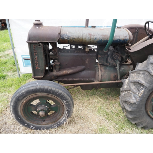 334 - Fordson Standard N tractor.
Green narrow wing. Old buff logbook in office