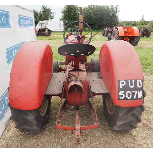 363 - Massey Harris 101 Junior tractor. Pulley, early restoration. Reg PUD 507W