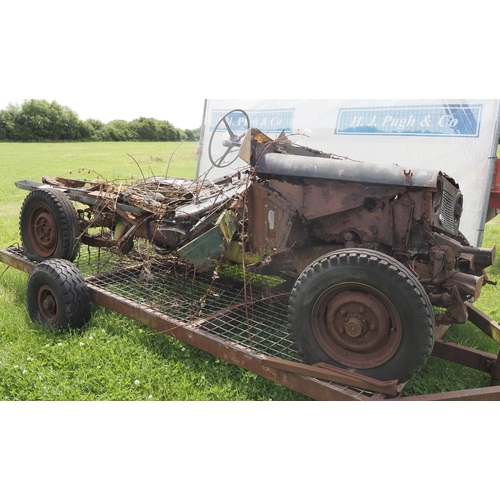 377 - Austin Gypsy. LWB chassis parts