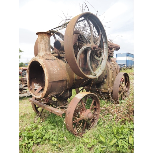 379 - Ransome Simms and Jefferies 8HP Duplex portable steam engine. For spares or repair