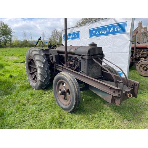 335 - Fordson Standard N timber tractor. Fitted with Automower winch. Serial no. No 6449471 and Stanhay fr... 
