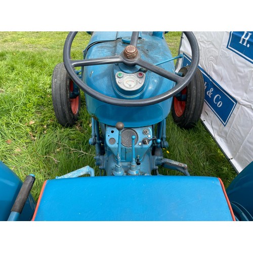 344 - Fordson Dexta tractor. Fitted with flat head Ford V8 petrol engine. Restored, good tyres. Inspired b... 