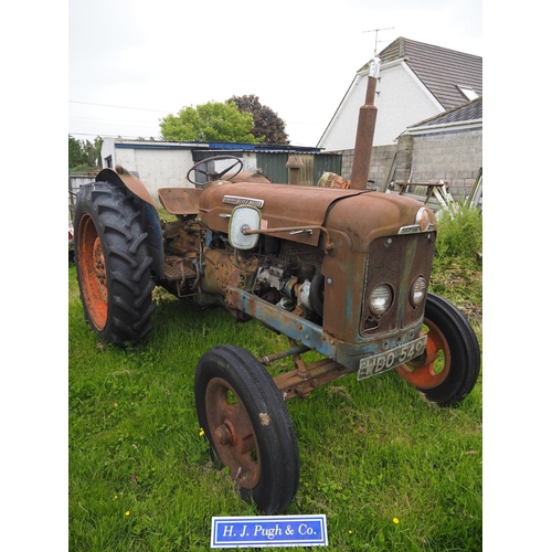 101 - Fordson Super Major tractor. Reg WDO 549