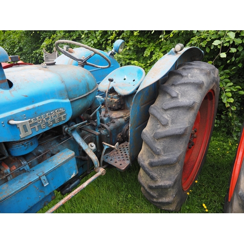 108 - Fordson Major Diesel tractor. Good condition