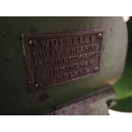 151 - Wolseley petrol engine and tank, sheep shearing machine