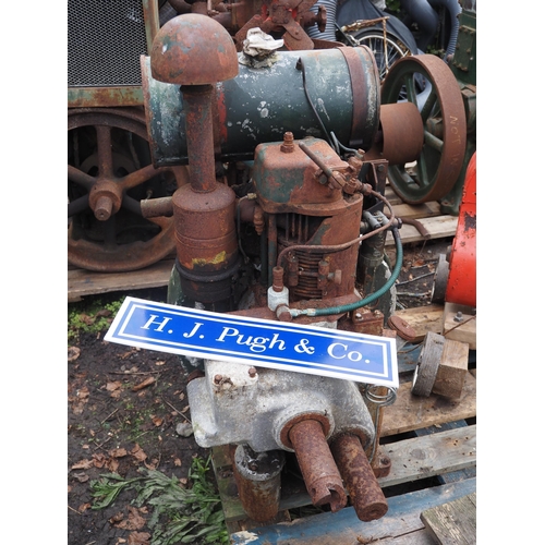 63 - Armstrong Siddeley 8hp diesel engine. Seized