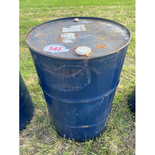 543 - Barrel of antifreeze GB MEG