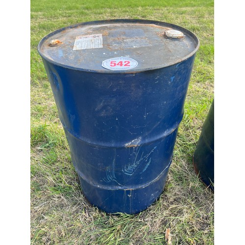 542 - Barrel of antifreeze GB MEG