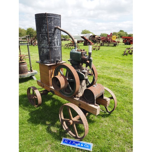 173 - Lister 2L 5hp engine on trolley