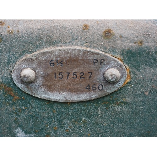 185 - Ruston Hornsby 6.5hp open crank engine. S/n PR157527