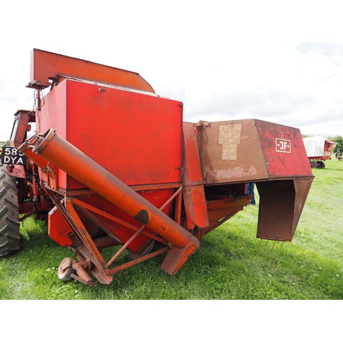 318 - JF MS105 tractor propelled wrap around combine, working condition. the following lot has been used t... 