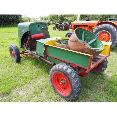 369 - Pattison golf course utility vehicle. With Ford 4D engine, spare rear steel wheels. Mark 105B. Seria... 