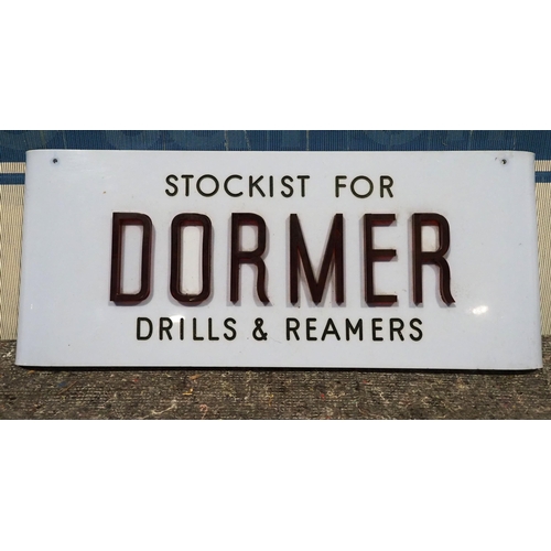 69 - Plastic sign - Dormer Drills & Reamers 8½