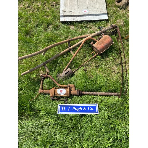 18 - Old tools and pump