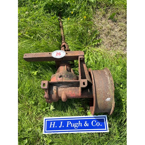 26 - Tractor belt pulley