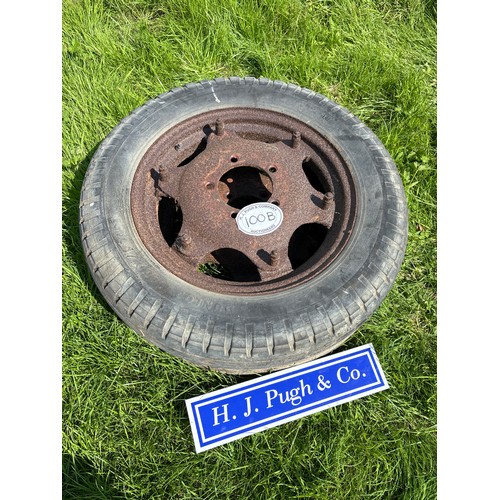 100B - David Brown wheels and Dunlop tyres 19