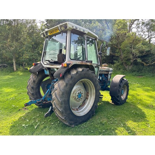 854 - Ford 7810 Silver Jubilee Series II tractor. 1989. Front fenders, Goodyear tyres.  5379 hours. Reg. G... 