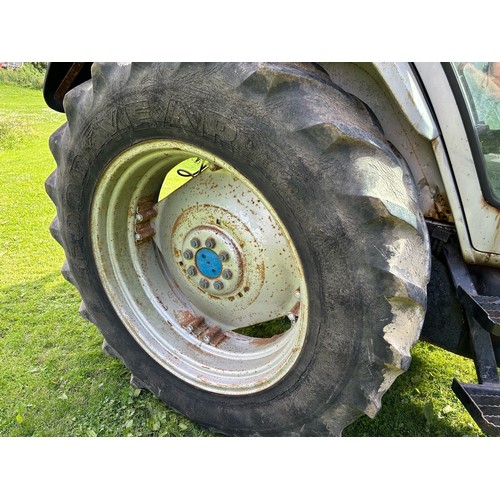 854 - Ford 7810 Silver Jubilee Series II tractor. 1989. Front fenders, Goodyear tyres.  5379 hours. Reg. G... 
