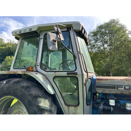 854 - Ford 7810 Silver Jubilee Series II tractor. 1989. Front fenders, Goodyear tyres.  5379 hours. Reg. G... 