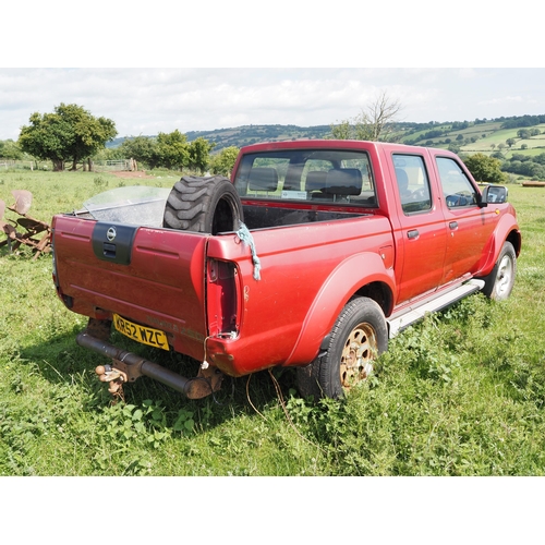 195 - Nissan Navara 2.5DI pickup. Reg. KR52 WZC