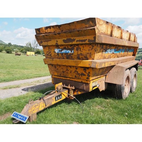 200 - Chieftain 14T dump trailer. 2001. Working order