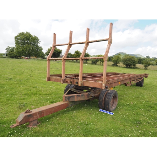 201 - Bale trailer and dolly 32ft