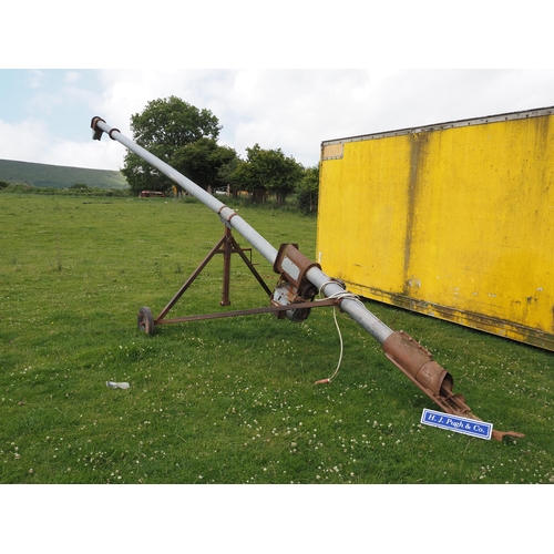 178 - Grain auger on trolley