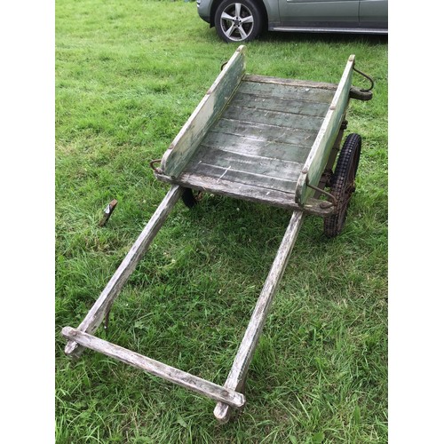 244 - Vintage wooden cart