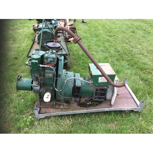 163 - Lister engine startomatic 3.5kva generator