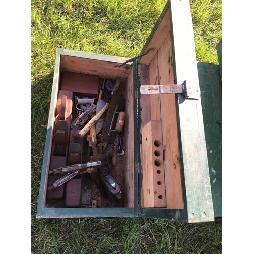 203 - Box of woodworking tools