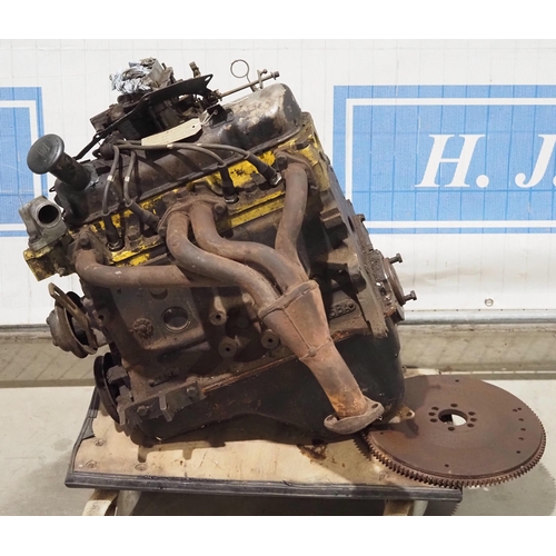 175 - Ford Kent 1600cc engine parts, 711M type with Webber twin choke and GT exhaust manifold