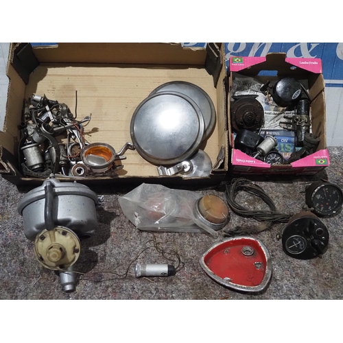 197 - Assorted Morris and MG parts to include MG Midget servo