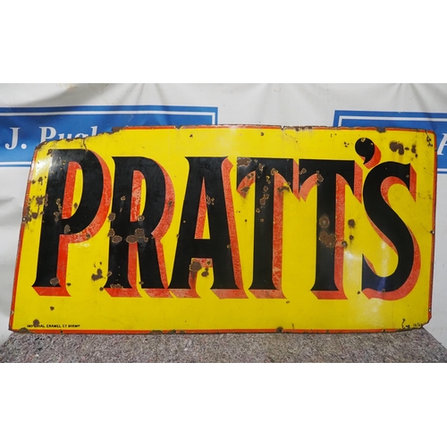 2 - Enamel sign - Pratt's 36