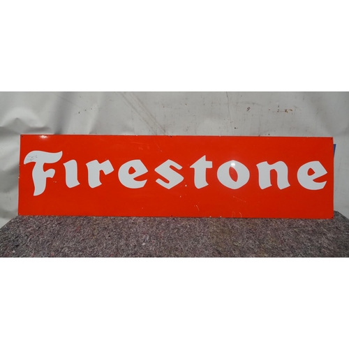 3 - Tin on plastic sign - Firestone 17