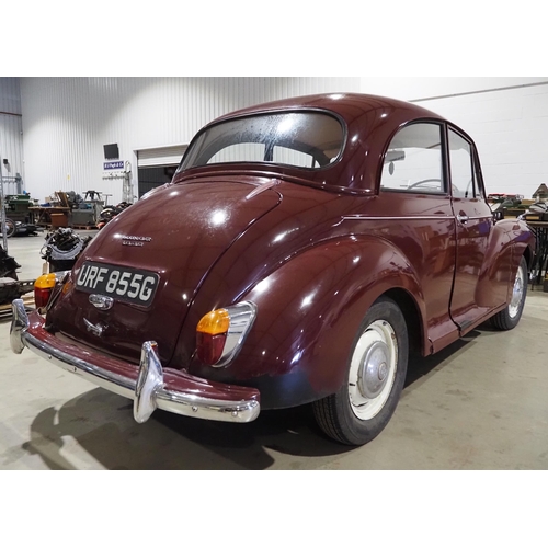 319 - Morris Minor 1100 2 door saloon. 1969. 1098cc
Runs and drives. Has had some work done and new parts ... 