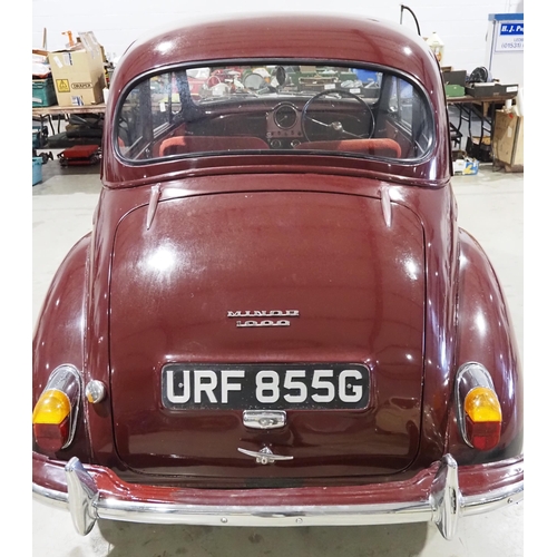 319 - Morris Minor 1100 2 door saloon. 1969. 1098cc
Runs and drives. Has had some work done and new parts ... 