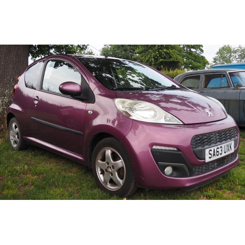 321 - Peugeot 107 Allure hatchback. 2013. 998cc
Runs and drives. MOT until 12/8/25. Showing 55,034 miles.
... 