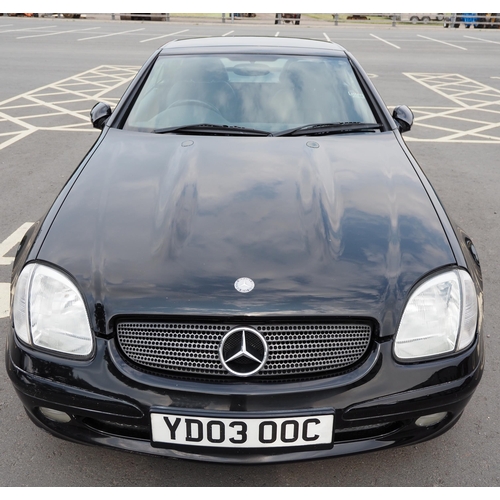 323 - Mercedes SLK230 Kompressor convertible. 2003. 2295cc
Has been dry stored for approx 3 years and need... 