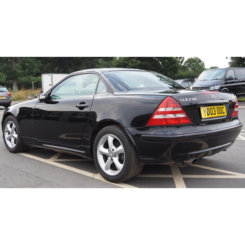 323 - Mercedes SLK230 Kompressor convertible. 2003. 2295cc
Has been dry stored for approx 3 years and need... 