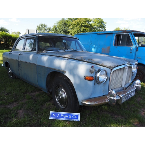 325 - Rover 3 litre Mk II  project. 1966. 2995cc.
Comes with an original Owners Instruction Manual from 19... 