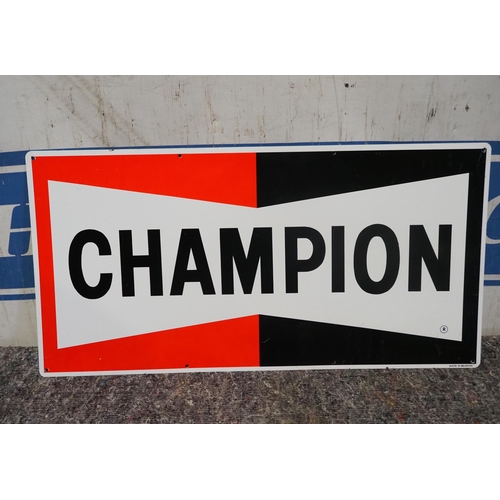 38 - Perspex sign - Champion 15