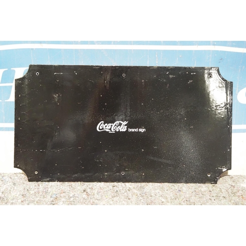 49 - Modern enamel sign - Coca Cola 12x23